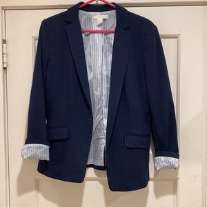 Navy blazer jacket -H&M size US 10